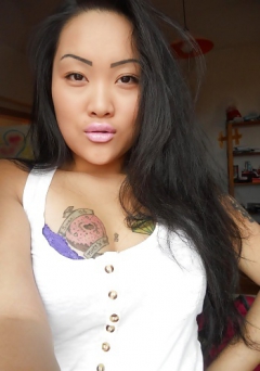 Tattooed Asian Teen