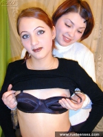 Russian teen redhead lesbians kissing