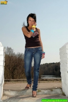 Hot chick pees