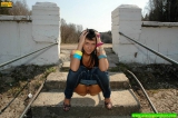 Hot chick pees