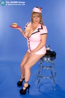 Huge Boobed Waitress