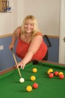 Busty Billiard Hustler