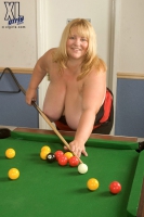 Busty Billiard Hustler
