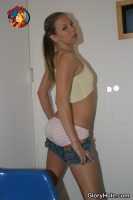 Blond interracial gloryhole blowjob