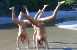 Breast poses - upside down
