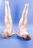 Breast poses - upside down