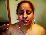 Facial arab chick