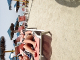 Feet caught