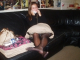 Amateur Young Pantyhose Feet 4