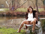 Up Skirt At The Park 4