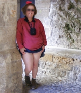 Flashing at Ibiza cathedral