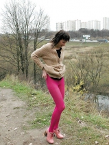 Babes in pantyhose all - caught short!