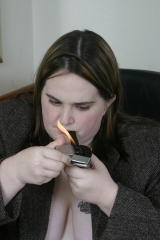 Kaylee smoking
