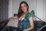 Young girl shows her extreme hariy pussy - N. C.