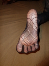 Want foot worship stockings