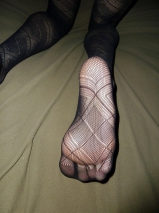 Want foot worship stockings