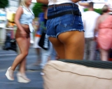 A few butts in jeans - no porn