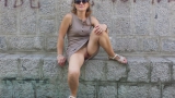 Upskirt on the street