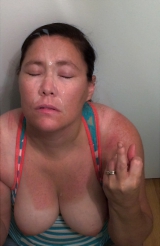 cum slut sassy facialised