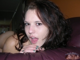 Cute Brunette Teen Modeling Nude And Spreading Her Ass Crack