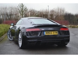 me and my old car the outher car is my new one audi r8