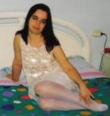 my Caterina white stocking