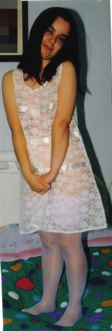 my Caterina white stocking