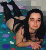 I Caterina in black stockings