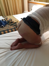 slut wife sara 46 shows her ass