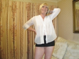 sexy milf fiona in black mini skirt