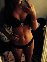 Naked iphone selfies - teen tries out her latest phone