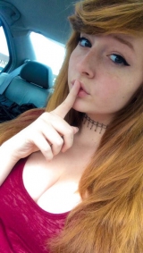 Redhead naked selfie teen - ginger hottie gets nude for self