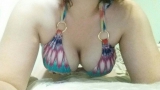 Teen with massive tits sexting - showing off her boobs with