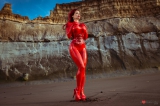 Bianca Baeuchamp Latex red 2