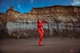 Bianca Baeuchamp Latex red 2