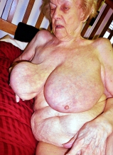 Granny boob whore