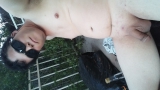 Nude in my back yard