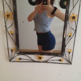 Pretty teen wants you to cum on her arse - bouncy gym squate