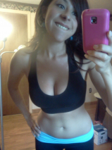 USA woman boobs pussy selfie