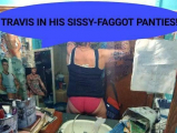SISSY-FAGGOT TRAVIS CAUSEY LOVES COCKS & CROSSDRESSING