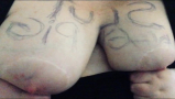 Chubby bbw slut in piggy humiliation