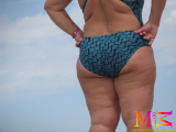 bbw granny and milf beach candid