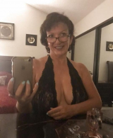 Gorgeous Amateur Mature Cocksucker Black Lingerie Photo Shoo