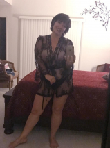 Gorgeous Amateur Mature Cocksucker Black Lingerie Photo Shoo