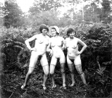 Pretty women. Hairy pussy. Retro. 3