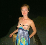 Russian woman on vacation