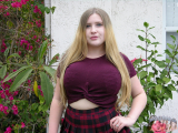 Amateur Blonde Babe Showing Her Butthole On Bedroom Chair