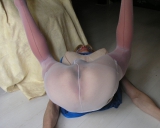 in pantyhose