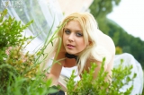 Gorgeous blonde shows all