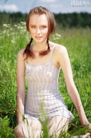 Teen Poses Outdoors